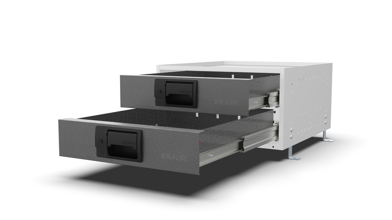 RCKIT40/1 cargo metal drawer open drawers view