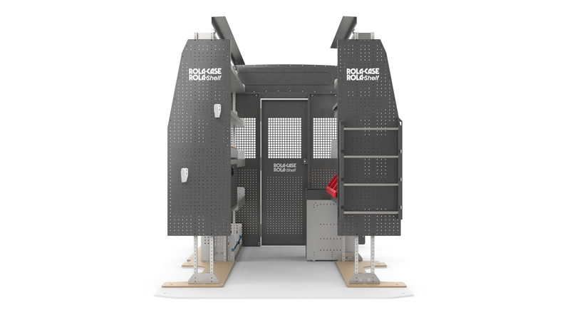 Mercedes Sprinter 144" WB High Roof - Electrical Bin Package Kit Front View