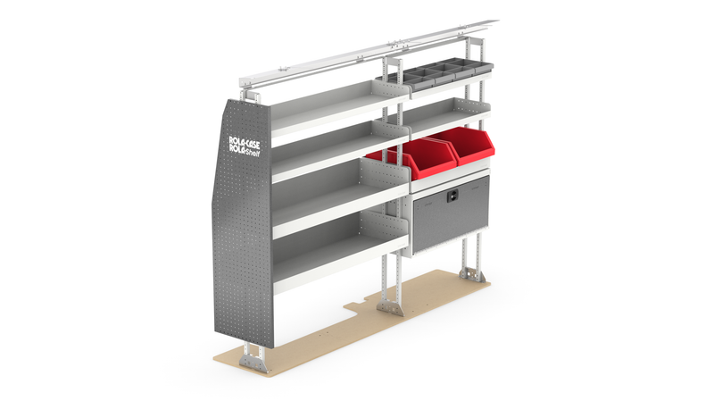 Ford Transit 130" WB Mid Roof HVAC Bin Package Kit