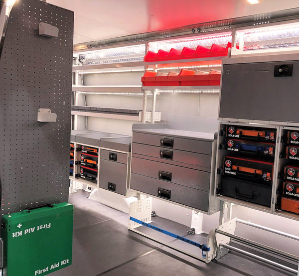 RCVCH Vertical Plastic Parts Organizer Holder