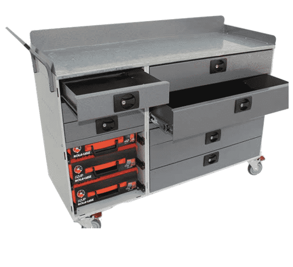 RCKIT/TY/1 Dual Metal Drawer Trolley Kit
